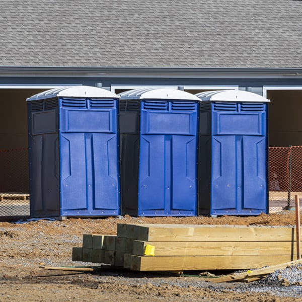 how can i report damages or issues with the porta potties during my rental period in Breckinridge Center Kentucky